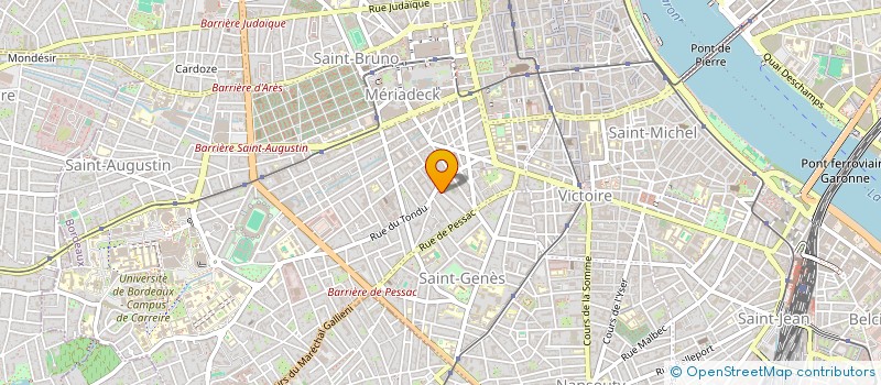 localisation de l'entreprise AGENCE SOGNO  BORDEAUX