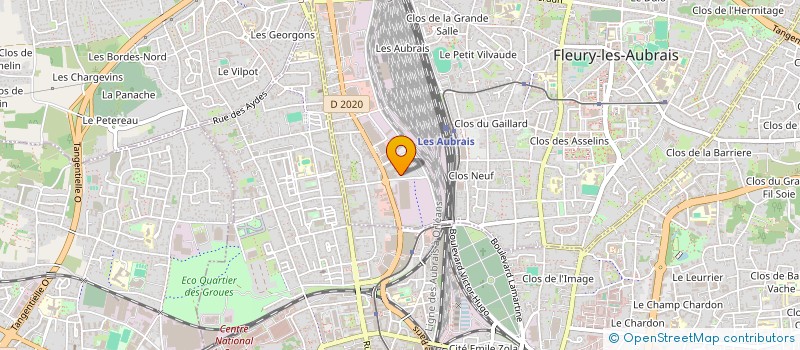 localisation de l'entreprise AGENCE SOLUTION THERMIQUE à FLEURY-LES-AUBRAIS
