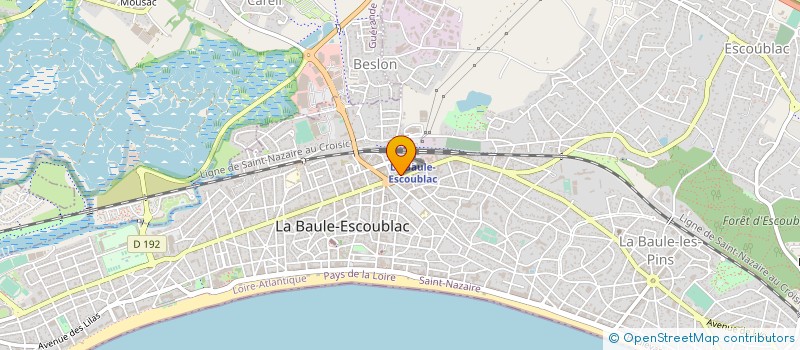 localisation de l'entreprise AGENCE SOMBIM LA BAULE à LA BAULE-ESCOUBLAC
