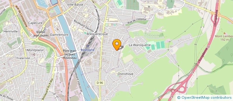 localisation de l'entreprise AGENCE SOPHIE ET NICOLAS GLACON à BOULOGNE-SUR-MER