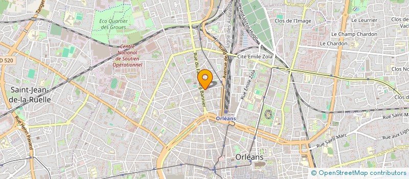 localisation de l'entreprise AGENCE SORAH à ORLEANS