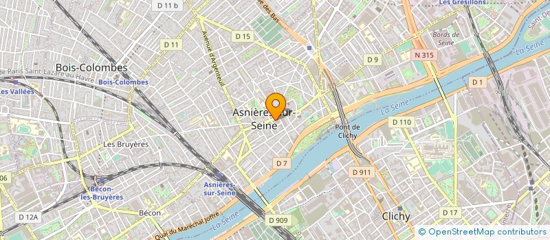 localisation de l'entreprise AGENCE SPARADRAP  ASNIERES-SUR-SEINE