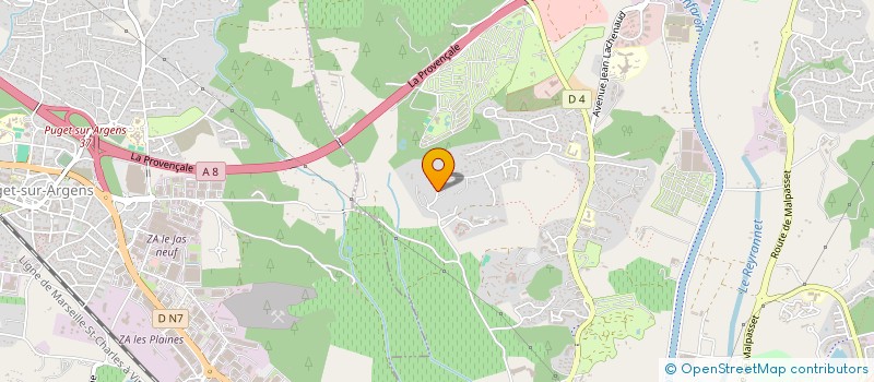 localisation de l'entreprise AGENCE SPORT ET COMPETENCE à FREJUS