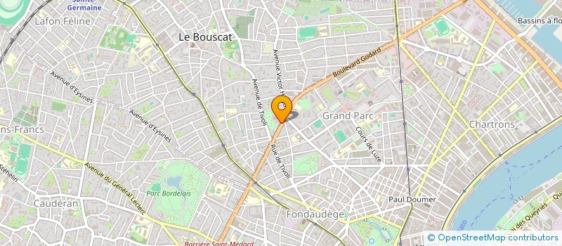 localisation de l'entreprise AGENCE SPORT GIRONDE à LE BOUSCAT