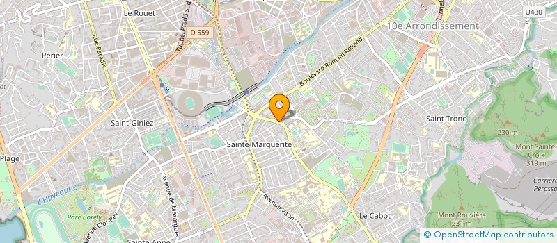localisation de l'entreprise AGENCE STE MARGUERITE à MARSEILLE