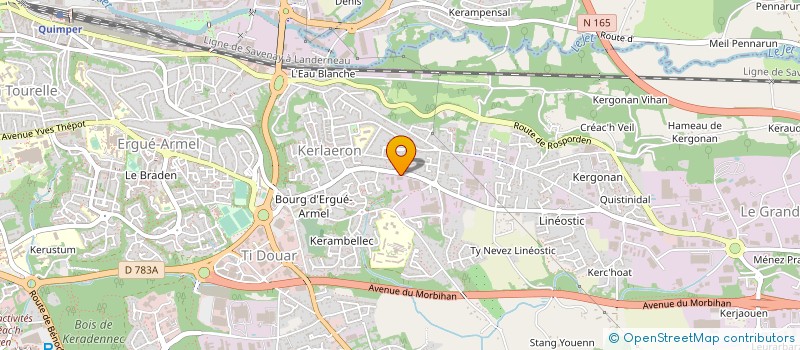 localisation de l'entreprise AGENCE STEPHAN à QUIMPER