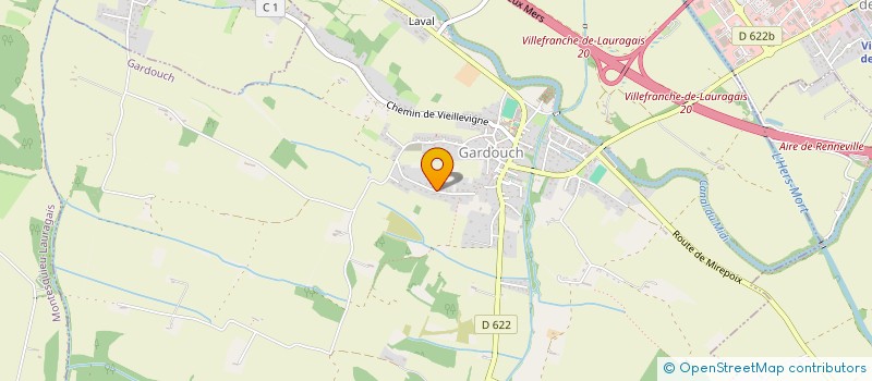 localisation de l'entreprise AGENCE STEPHANE GACHET  GARDOUCH