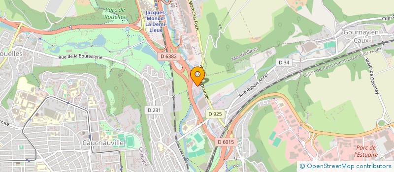 localisation de l'entreprise AGENCE STONEWOOD HABITAT  HARFLEUR