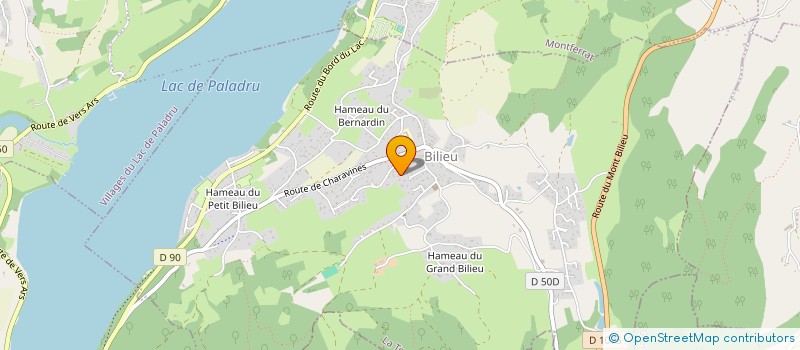 localisation de l'entreprise AGENCE STR  BILIEU