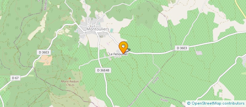 localisation de l'entreprise AGENCE SUD PROPRETE  MONTOULIERS