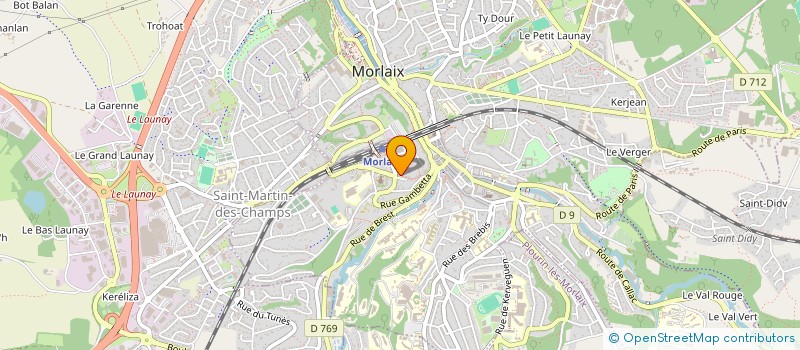 localisation de l'entreprise AGENCE SUPERGOOD  MORLAIX