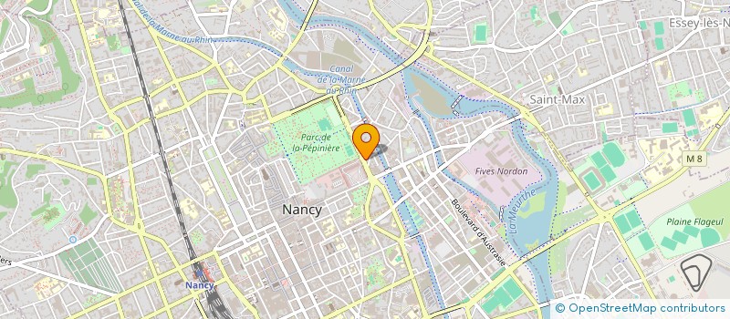 localisation de l'entreprise AGENCE SW à NANCY