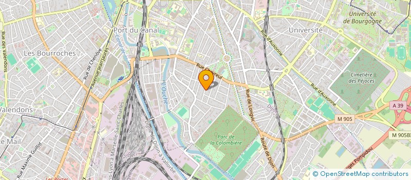 localisation de l'entreprise AGENCE SYLVAIN RODRIGUE IMMOBILIER  DIJON