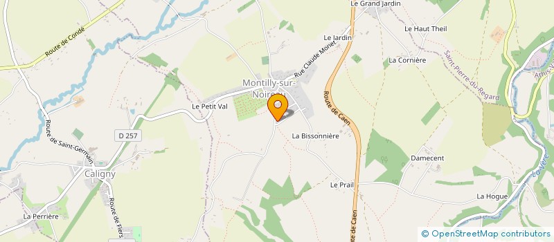 localisation de l'entreprise AGENCE SYMETRIE à MONTILLY-SUR-NOIREAU