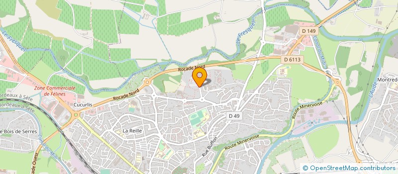 localisation de l'entreprise AGENCE TECHNIQUE DEPARTEMENTALE DE L'AUDE à CARCASSONNE
