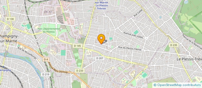 localisation de l'entreprise AGENCE TECHNIQUE DU BATIMENT à CHAMPIGNY-SUR-MARNE