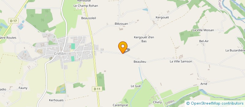 localisation de l'entreprise AGENCE TECHNIQUE DU BOIS DANS LE BATIMENT  CREDIN