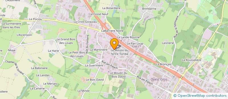 localisation de l'entreprise AGENCE TECHNIQUE LOGISTIQUE à COUERON