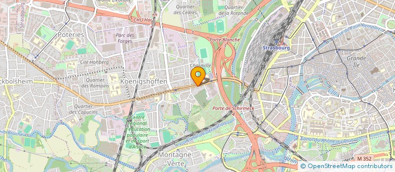 localisation de l'entreprise AGENCE TECHNIQUES FERMETURE SECURITE à STRASBOURG