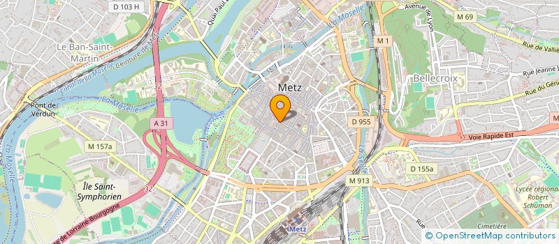 localisation de l'entreprise AGENCE TELEMARKETING LORRAINE à METZ