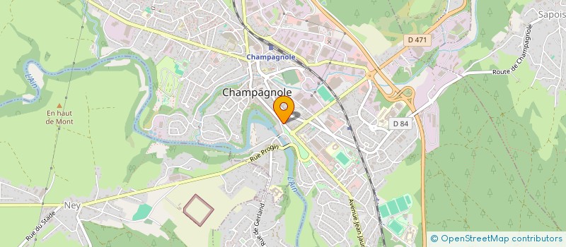 localisation de l'entreprise AGENCE TEMERAIRE IMMOBILIER à CHAMPAGNOLE