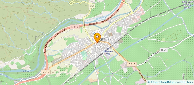 localisation de l'entreprise AGENCE TERRES CATALANES  ILLE-SUR-TET