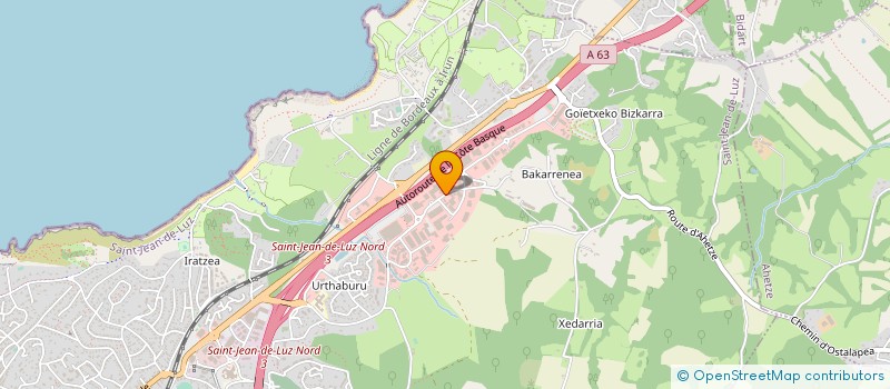 localisation de l'entreprise AGENCE THINK à SAINT-JEAN-DE-LUZ