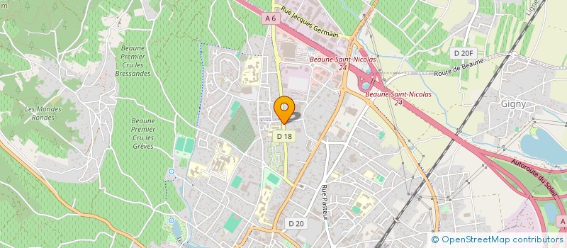 localisation de l'entreprise AGENCE TO PRINT à BEAUNE