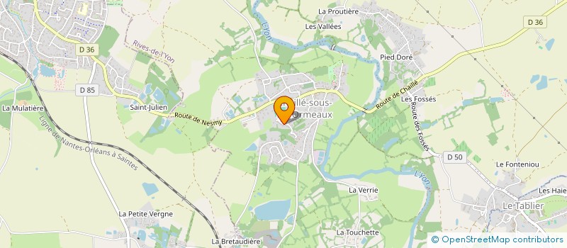 localisation de l'entreprise AGENCE TON ESPACE  RIVES DE L'YON