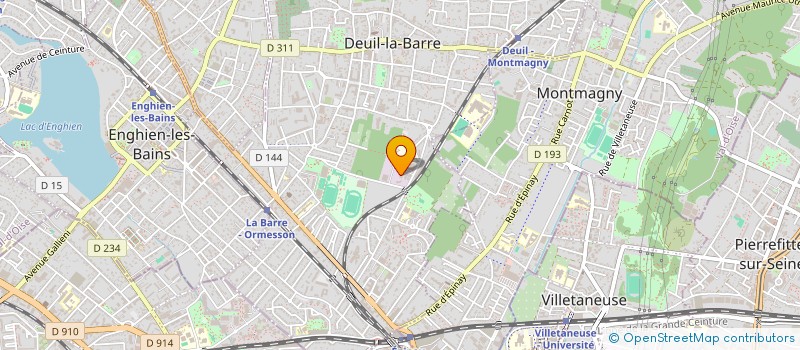 localisation de l'entreprise AGENCE TOP SERVICES ORGANISATION  DEUIL-LA-BARRE