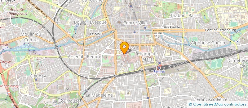 localisation de l'entreprise AGENCE TOP VACANCES à RENNES