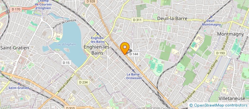 localisation de l'entreprise AGENCE TOPO 95 à DEUIL-LA-BARRE