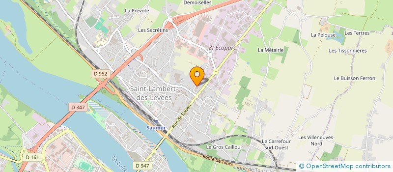 localisation de l'entreprise AGENCE TOPOGRAPHIQUE CHAUSSEPIED FERREIRA à SAUMUR