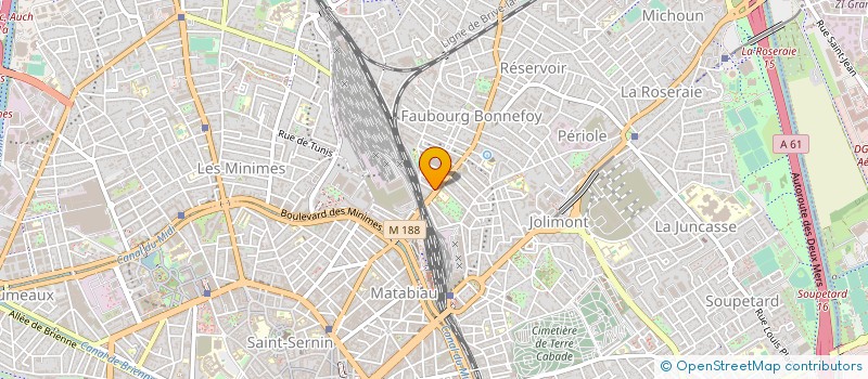 localisation de l'entreprise AGENCE TOULOUSAINE ENTRETIEN NETTOYAGE à TOULOUSE