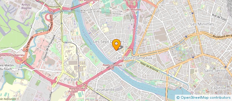 localisation de l'entreprise AGENCE TOULOUSE IMMOBILIER à TOULOUSE