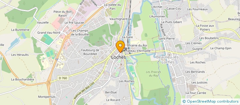 localisation de l'entreprise AGENCE TOURAINE BERRY IMMOBILIER - TBI à TOURS