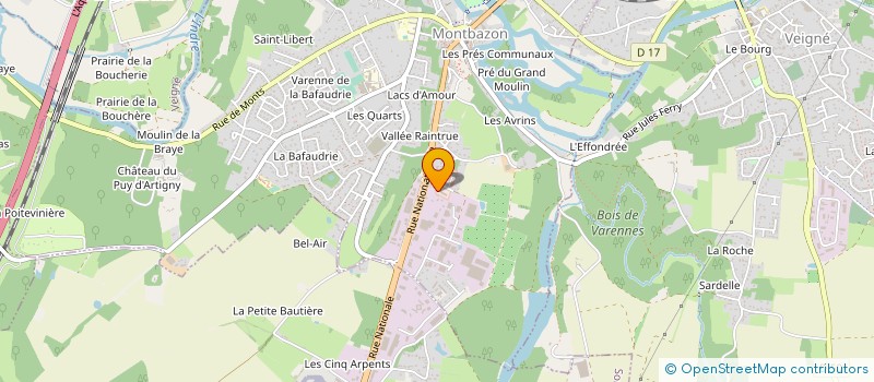 localisation de l'entreprise AGENCE TOURANGELLE ENQUETES RECHERCHES à SORIGNY