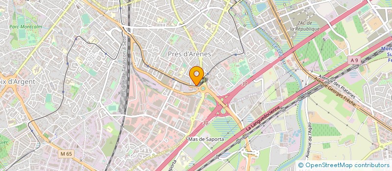localisation de l'entreprise AGENCE TOUS RISQUES à MONTPELLIER