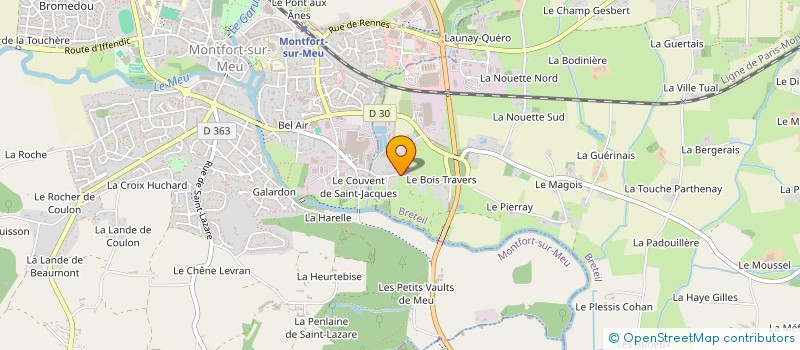 localisation de l'entreprise AGENCE TRADUCT INTERPRETARIAT REWRITING à BRETEIL