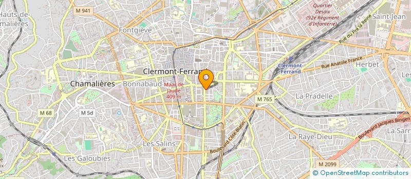 localisation de l'entreprise AGENCE TRANSACTIONS IMMOBILIERES  CLERMONT-FERRAND