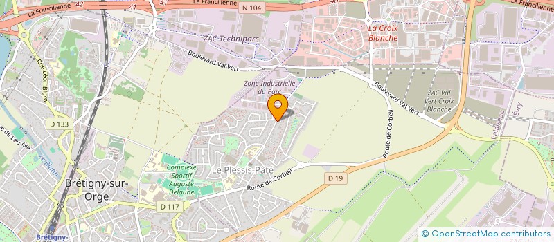 localisation de l'entreprise AGENCE TRYSKEL SECURITE PRIVEE  LE PLESSIS-PATE