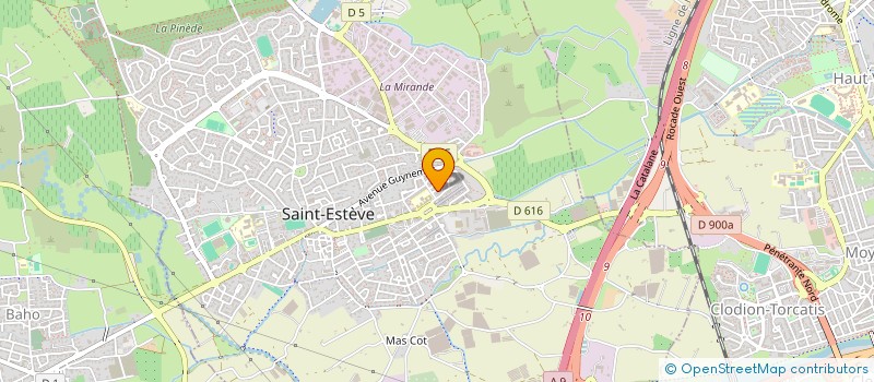 localisation de l'entreprise AGENCE TWINI  SAINT-ESTEVE