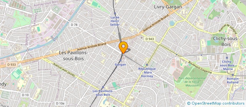 localisation de l'entreprise AGENCE UNITE SECURITE PRIVEE  LES PAVILLONS-SOUS-BOIS