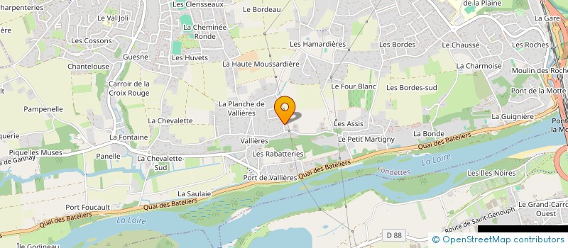 localisation de l'entreprise AGENCE URBA 37  FONDETTES