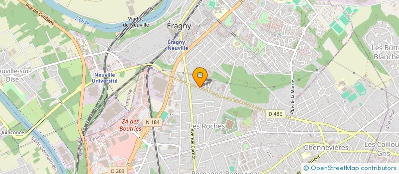 localisation de l'entreprise AGENCE VALDOISIENNE DE CHAUFFAGE-PL-ELEC à ERAGNY