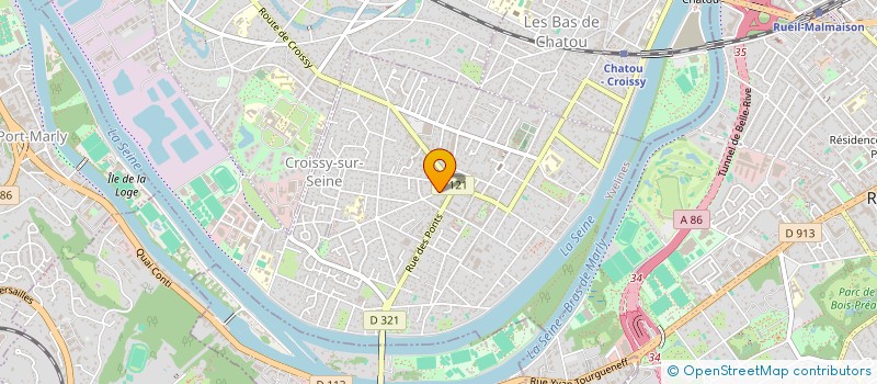 localisation de l'entreprise AGENCE VALOTA IMMOBILIER  CROISSY-SUR-SEINE