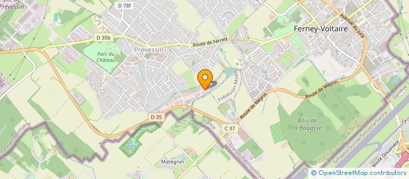 localisation de l'entreprise AGENCE VALSERINE IMMOBILIER à PREVESSIN-MOENS