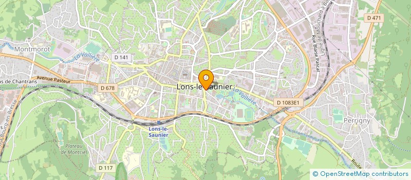 localisation de l'entreprise AGENCE VALVITAL EURL à LONS-LE-SAUNIER