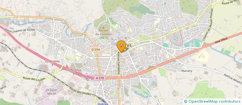 localisation de l'entreprise AGENCE VERDINO  TOULON