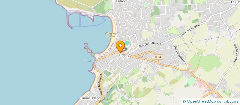 localisation de l'entreprise AGENCE VETIER IMMOBILIER à ERQUY
